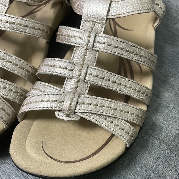 Abeo Brooklee Gladiator Champagne sandals - Picture 2 of 6